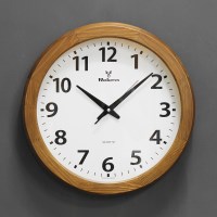 (kyos033)WD400 심플월넛 벽시계 (저소음)(지름 40cm)_(1279609)