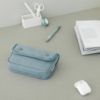 버튼 케이블 파우치