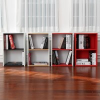 포메리트 오픈 2단 책장