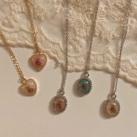 [봄밤달] 파스텔 곰돌이 목걸이