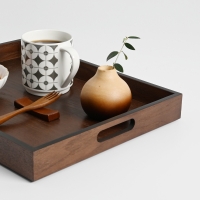 롬우드 핸들 손잡이 트레이 대_(1753155)