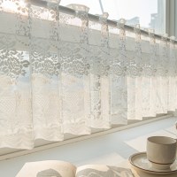 로즈 레이스 주방 바란스커튼_(3726008)