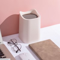 모던한 디자인 회전형 탁상용 미니 휴지통