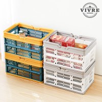 비블코리아 폴딩 수납바구니 붙박이장 장농정리함 다용도 수납함