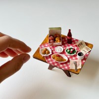 치킨 세트 미니어처 음식 만들기 DIY 풀키트 미니셰프 컬렉션