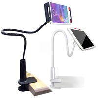 자바라 침대 책상 휴대폰 태블릿 거치대 최대 55cm길이