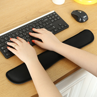 메모리폼 키보드 손목보호패드 받침대 블랙 팜레스트