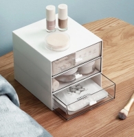 3단 데스크 서랍형 사무실 책상 정리 화장 소품 수납함 3color