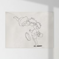 인테리어 패브릭 포스터_벼랑위의포뇨