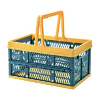 다용도 접이식 정리&보관바구니 - 대형 - 옐로우