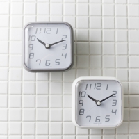 [바나나공방]디지타일(Digi+Tile) 욕실 키친 탁상 겸용 흡착시계