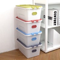 프리미엄 네임텍 리빙박스 24L 4개