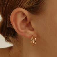 [당일출고][박보영,원진아착용][silver925]triple unbalance earring