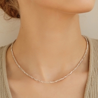 [이기광,창섭,지숙 착용][silver925]mini grain necklace