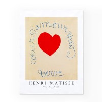 인테리어 패브릭 포스터_마티스 레드하트