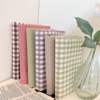 check fabric book cover (6colors)