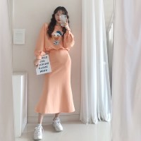 도널드 맨투맨 머메이드 스커트 세트(set775)_(1890959)
