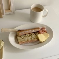 크림앤페퍼 플레이트&머그 (브런치 홈카페 신혼 선물용)