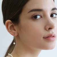 pearl drop earring E025