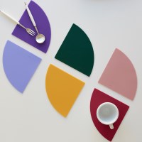 실리콘 티 코스터 6P 세트