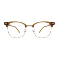 Thelma BROWN CRYSTAL 투명 하금테 안경