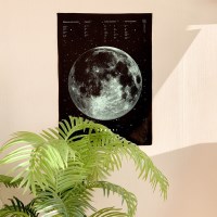 달빛 야광 패브릭 포스터