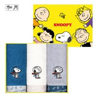 송월 스누피 스페이스 3매 선물세트(쇼핑백)