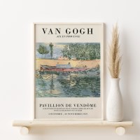전시회 포스터 그림 액자 반고흐 리버