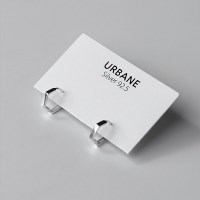 [Silver925] Hexagon one touch earring_(1539363)