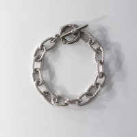 써지컬 텍스처 볼드 체인 팔찌 dsmb-021