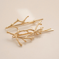 제이로렌 H0552 골드 우드 헤어 실핀