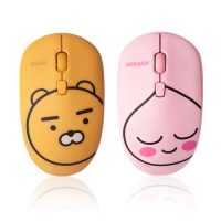 카카오프렌즈 저소음 무선마우스 라이언 어피치_(434484)