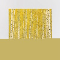 풍경그림 액자 패브릭포스터 90x73 황금자작나무숲