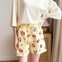 사랑스러운큼직 미키미니 패턴 밴딩 반바지(pt605)_(1903003)