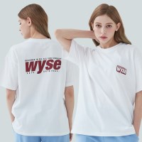 와이즈 컴포트 프린트 티셔츠 (화이트)