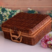 서머 레이디백 14인치 라탄 미니 캐리어 피크닉가방