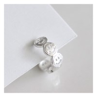 [Silver925] Smile cover one touch earring_(1559033)