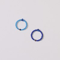 blue_blue_ring 심플 블루 비즈반지