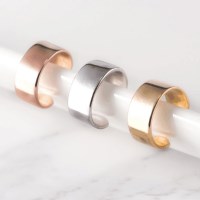 926 실버 이어커프 귀걸이 이어링 데일리 와이드링