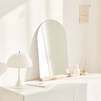 메종드꼼마 [원목거치대증정] 톤톤우드 화장대 거울 M/L