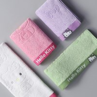 [Hello Kitty] 헬로키티 키티리본 코마사 고급세면타올_150g