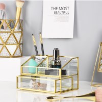 골드 2단 화장대 화장품정리함 트레이 수납함 보관함