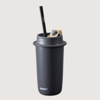 [MOSH] 모슈 라떼 스트로우 텀블러 480ml 블랙