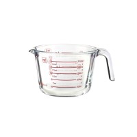 아이락 수퍼오븐글라스 내열유리 멀티 계량컵 레드 250ml