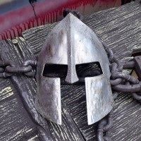 중세 검투사 가면 실버