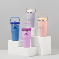 스탠리공식유통사]클래식 아이스플로우 플립 스트로2.0 텀블러 591ml
