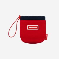 ORIGINAL COLOR BLOCK POOP POUCH-RED(파우치)