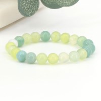 에르모사젬스톤 BG002-그린 아게이트 패션 염주 원석 팔찌