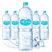 백산수 2Lx6펫/생수/화산암반수/먹는샘물/대용량