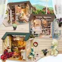 레트로 미니어처 하우스(보호케이스 포함)